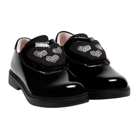 Lelli Kelly Eloise Black Patent School Shoes LK8944 NE03
