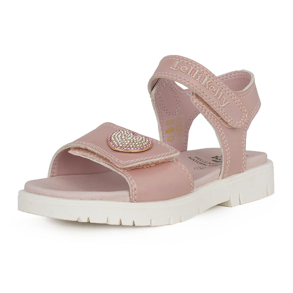 Lelli Kelly LK3571 (AC01) Adele 1 Pink Rosa Pearlescent Adjustable Sandals