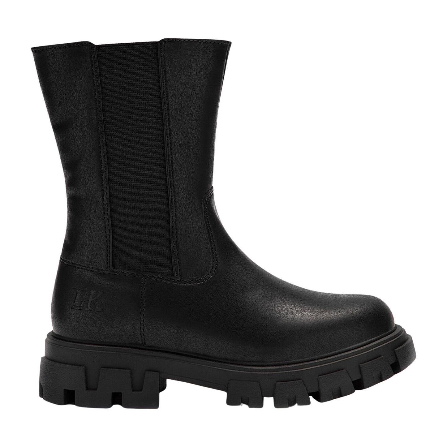 Lelli Kelly LK2310 (AB01) Rachele Black Chunky Sole Longer Length Ankle Boots