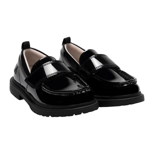 Lelli Kelly Camilla Black Patent Loafer School Shoes LK8982 NE03