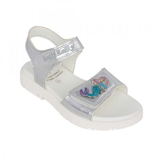 Lelli Kelly LK3572 (HH01) Maribella 1 Silver Metallic Adjustable Sandals
