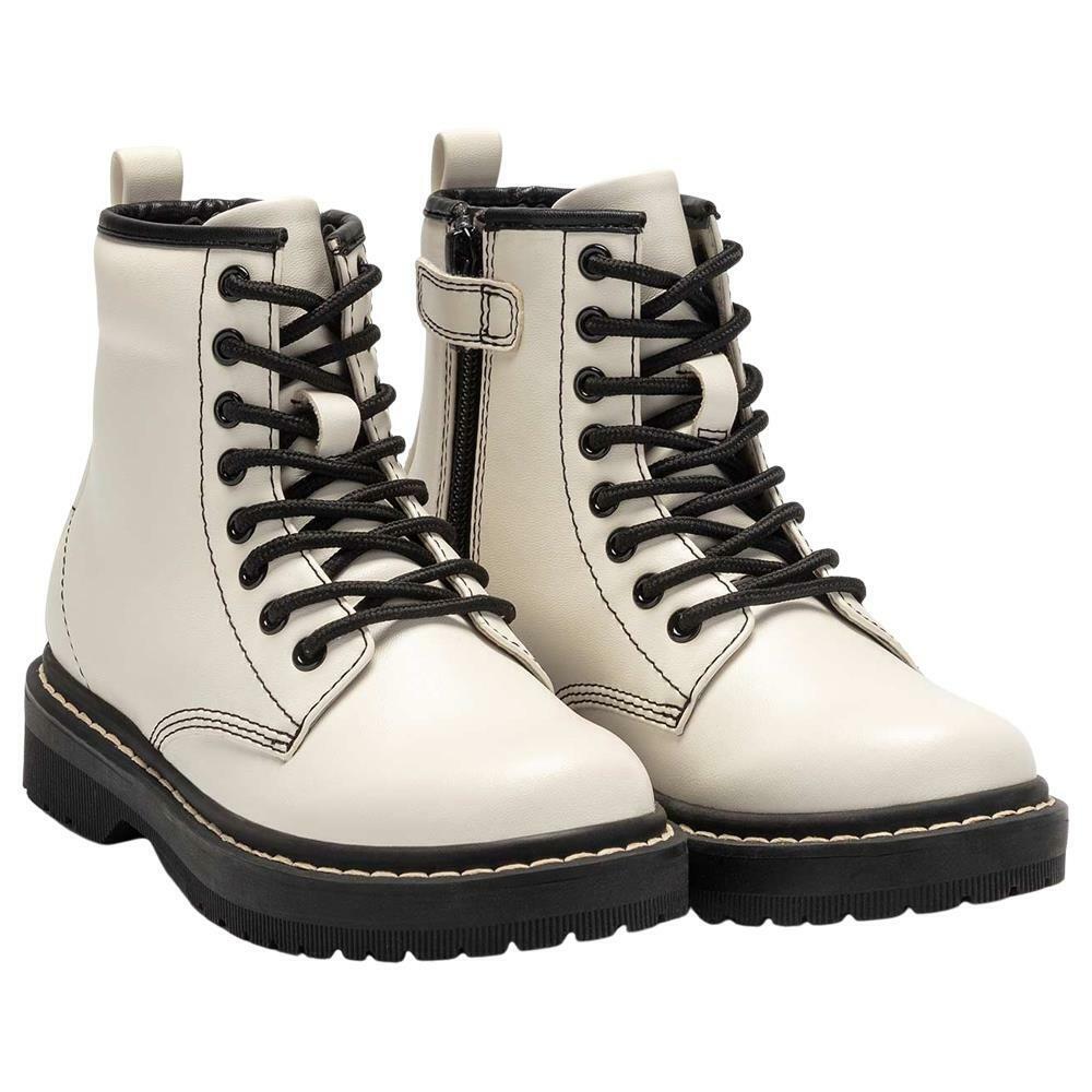 Lelli Kelly LK5550 (AA02) Doris Bianco Side Zip Ankle Boots