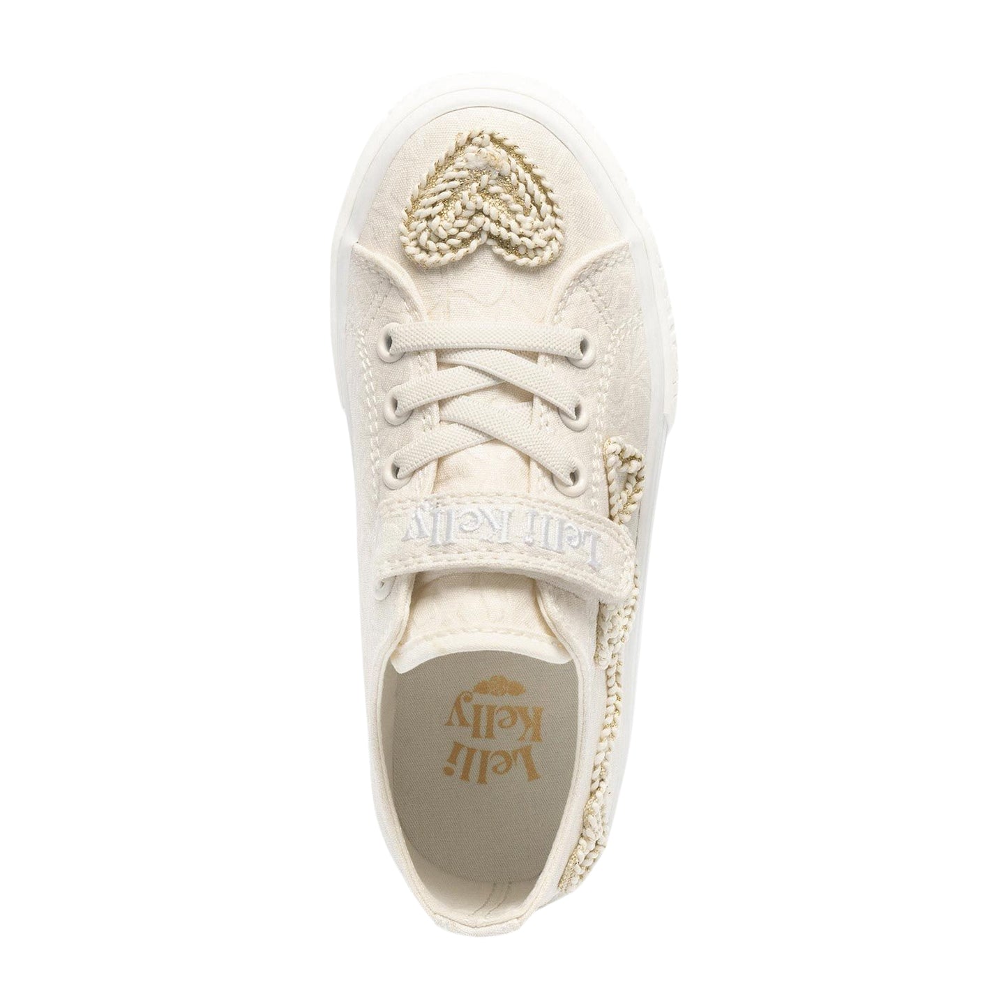 Lelli Kelly LK4179 (BI01) Sharon Low White Canvas Baseball Shoe
