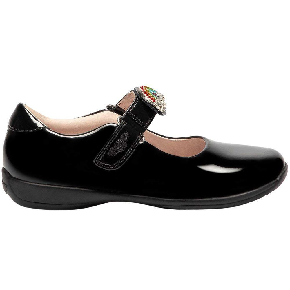 Lelli Kelly LK8104 (DB01) Brite Black Patent Interchangeable F Fit School Shoes