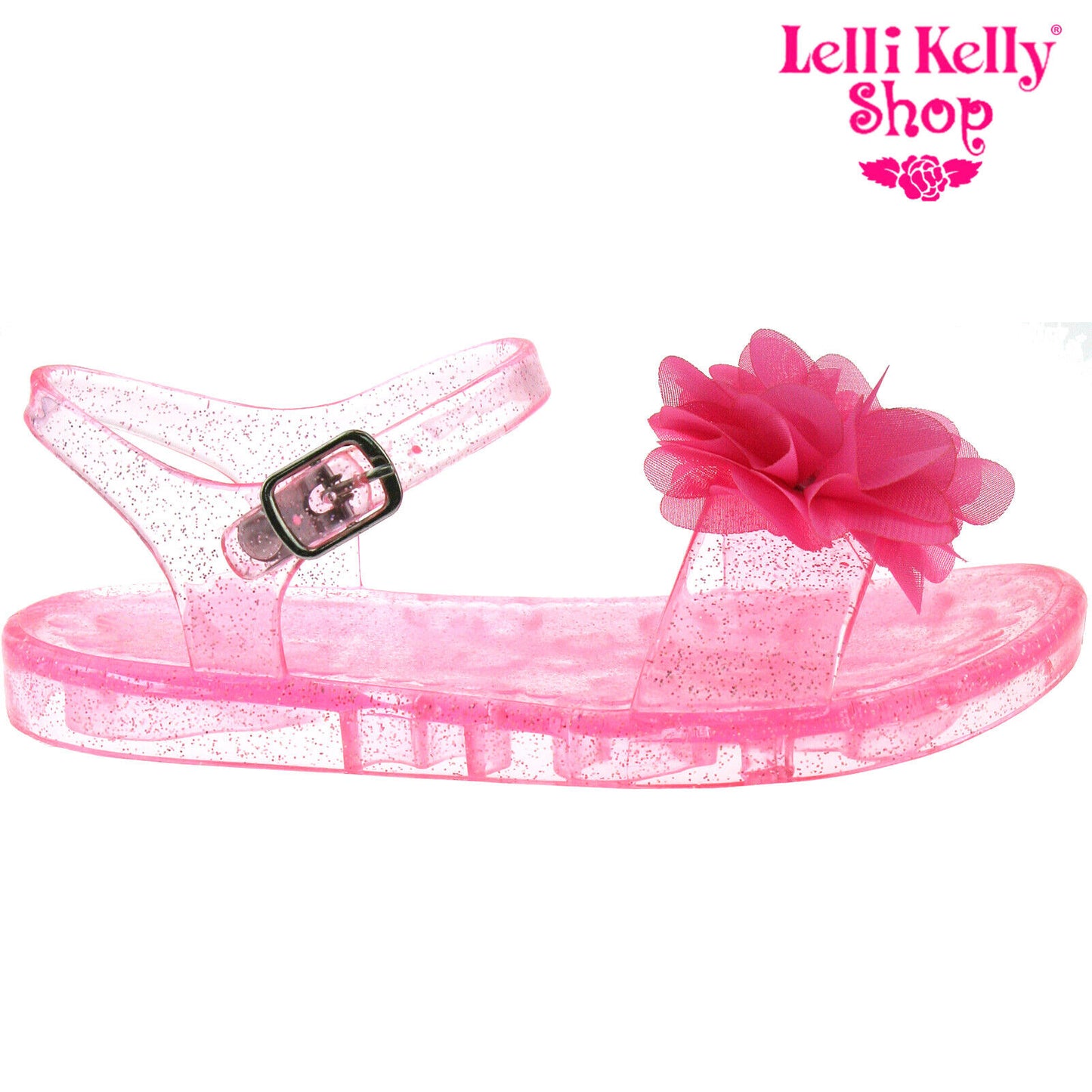 Lelli Kelly LK9944 (AC98) Transparent Pink Fiore Sandals