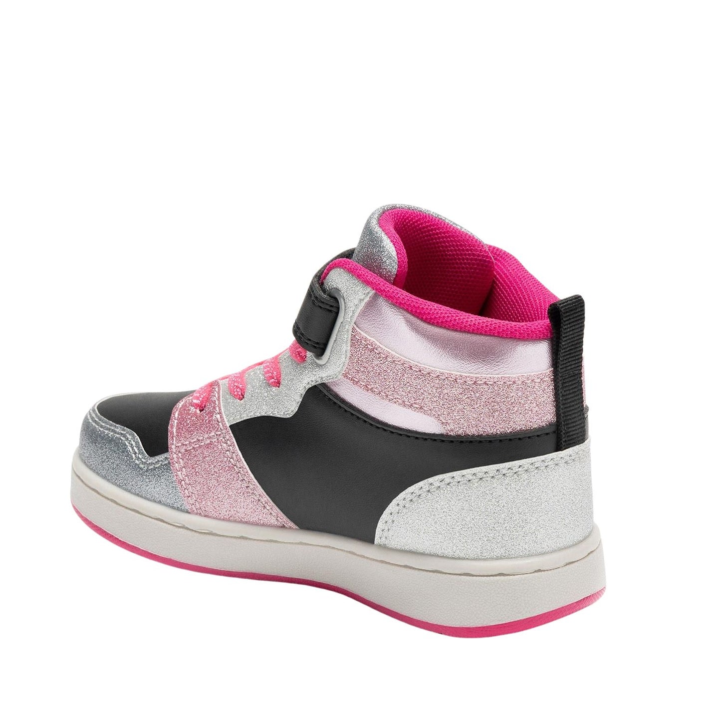 Lelli Kelly LK4416 (AGNE) Gaia Black Silver Pink Glitter Ankle Boots