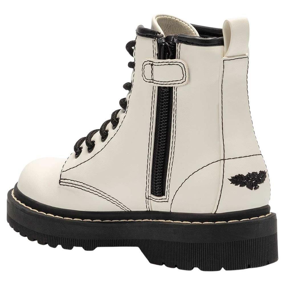 Lelli Kelly LK5550 (AA02) Doris Bianco Side Zip Ankle Boots