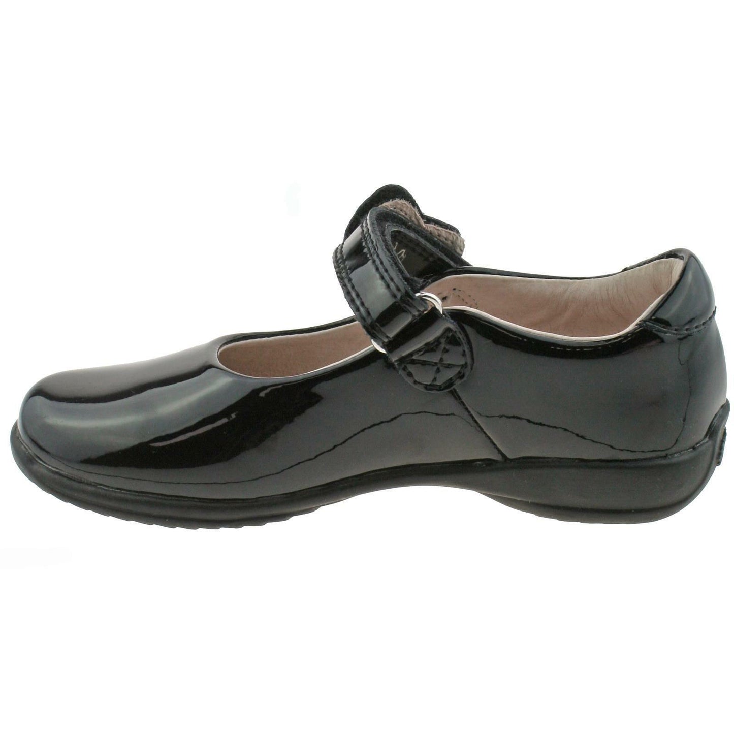 Lelli Kelly LK8500 (DB01) Colourissima Black Patent School Shoes F Fitting