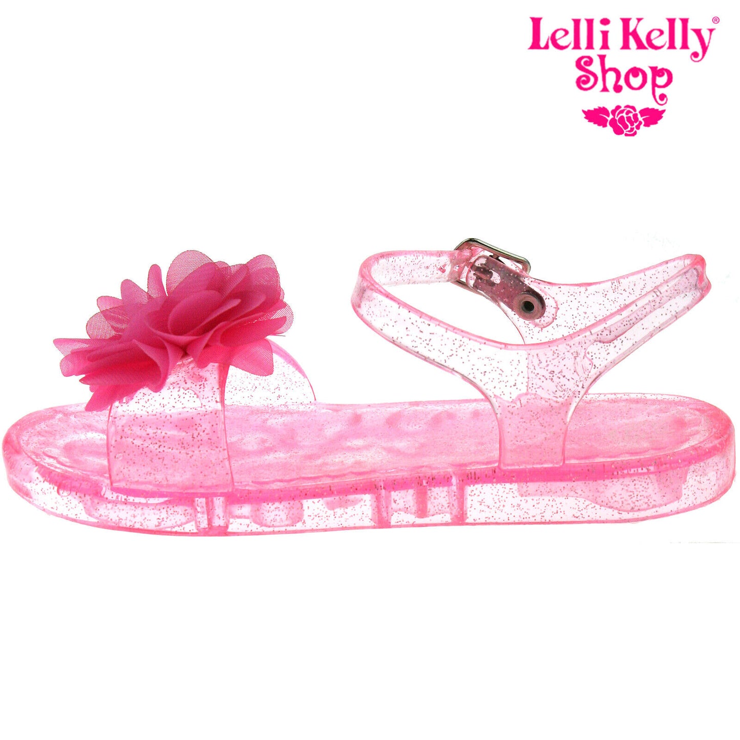 Lelli Kelly LK9944 (AC98) Transparent Pink Fiore Sandals