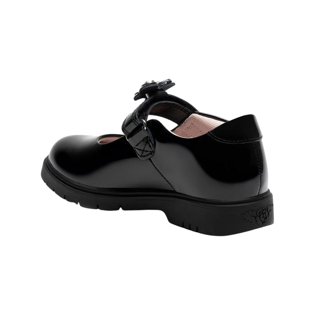 Lelli Kelly Melody 3 Black Patent School Shoes LK8933 NE03