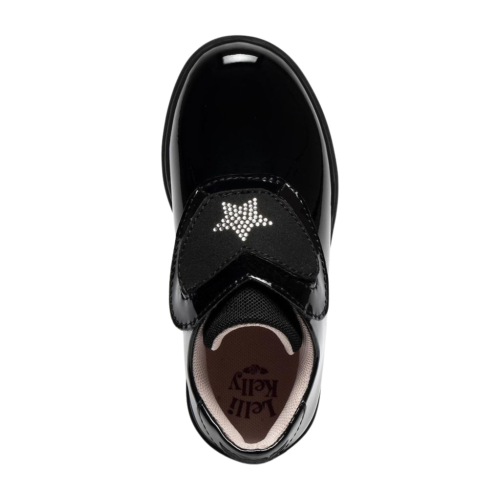 Lelli Kelly Eden Black Patent School Shoes LK8946 NE03