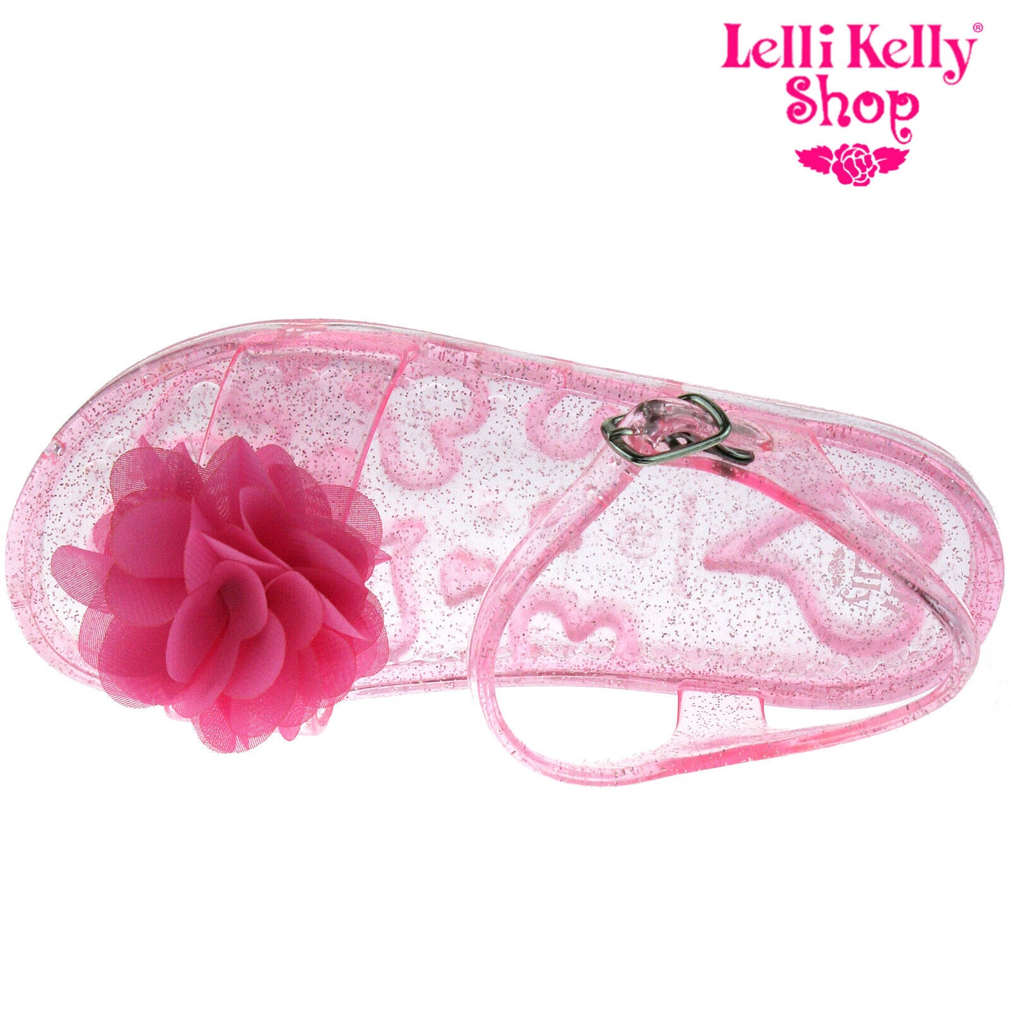 Lelli Kelly LK9944 (AC98) Transparent Pink Fiore Sandals