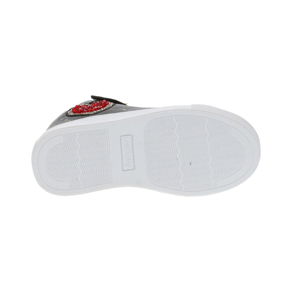 Lelli Kelly LK2255 (AB01) Love Mid Nero Heart Ankle Hi-Tops Boots