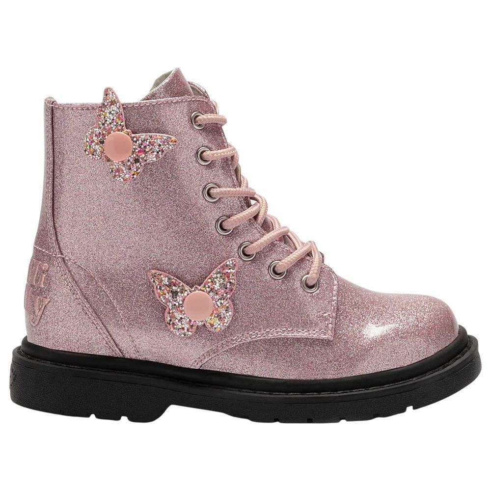Lelli Kelly LK4544 (SC01) Ali Di Fata Rosa Glitter Wings Ankle Boot