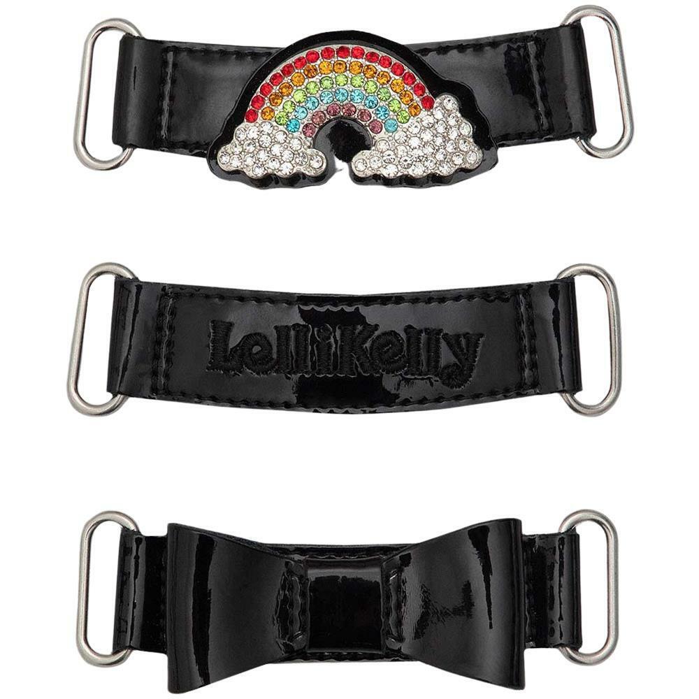 Lelli Kelly LK8104 (DB01) Brite Black Patent Interchangeable F Fit School Shoes