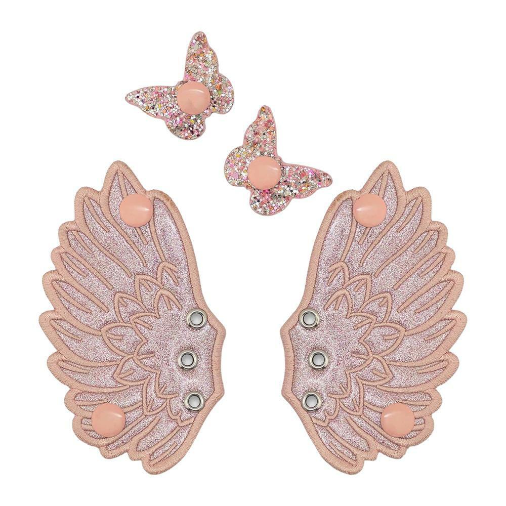 Lelli Kelly LK4544 (SC01) Ali Di Fata Rosa Glitter Wings Ankle Boot