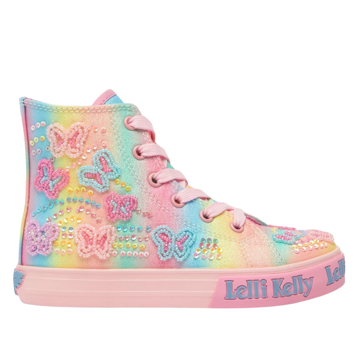 Lelli Kelly LK3471 (BX02) Myla Mid Multi Butterfly Baseball Boots