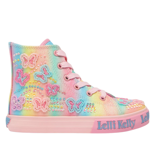 Lelli Kelly LK3471 (BX02) Myla Mid Multi Butterfly Baseball Boots