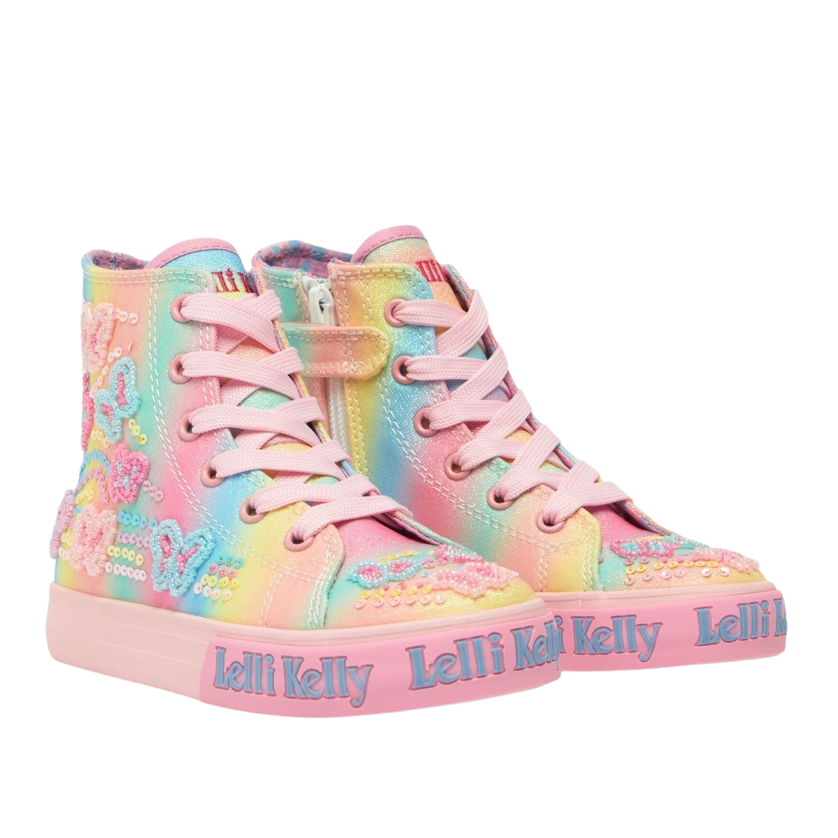 Lelli Kelly LK3471 (BX02) Myla Mid Multi Butterfly Baseball Boots