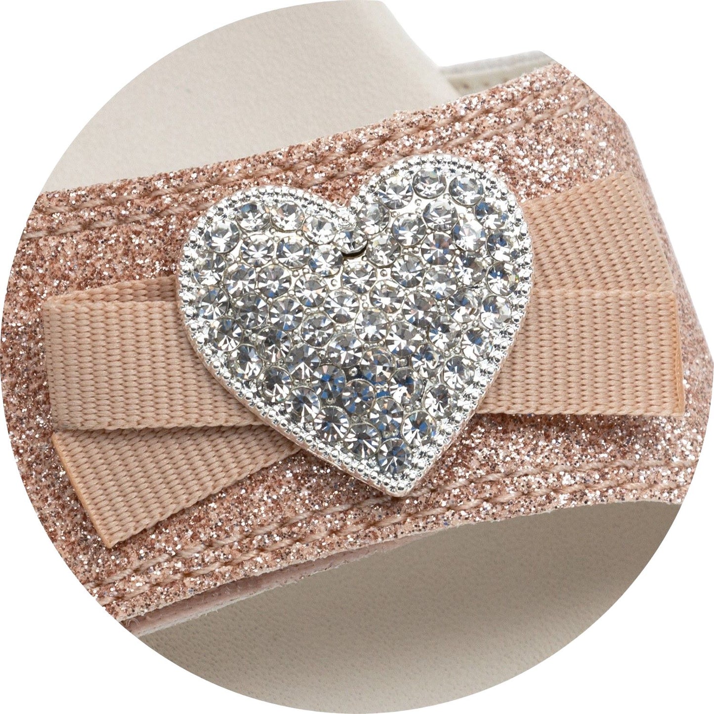 Lelli Kelly LK4864 (CI01) Zaira Cipria Glitter Adjustable Sandals