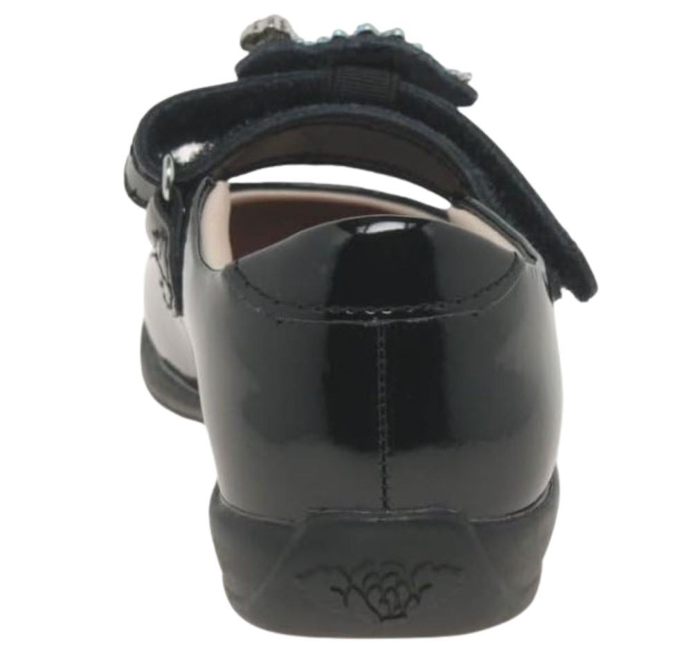 Lelli Kelly LK8117 Dino 2 Black Patent F Fitting School Shoes UK12 EU31