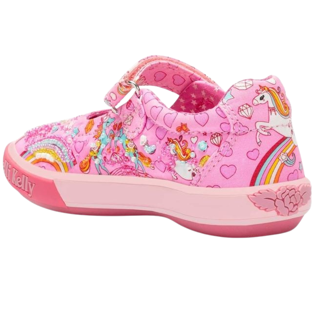 Lelli Kelly LK1050 (BC02) Pink Fantasy Dorothy Dolly Shoes