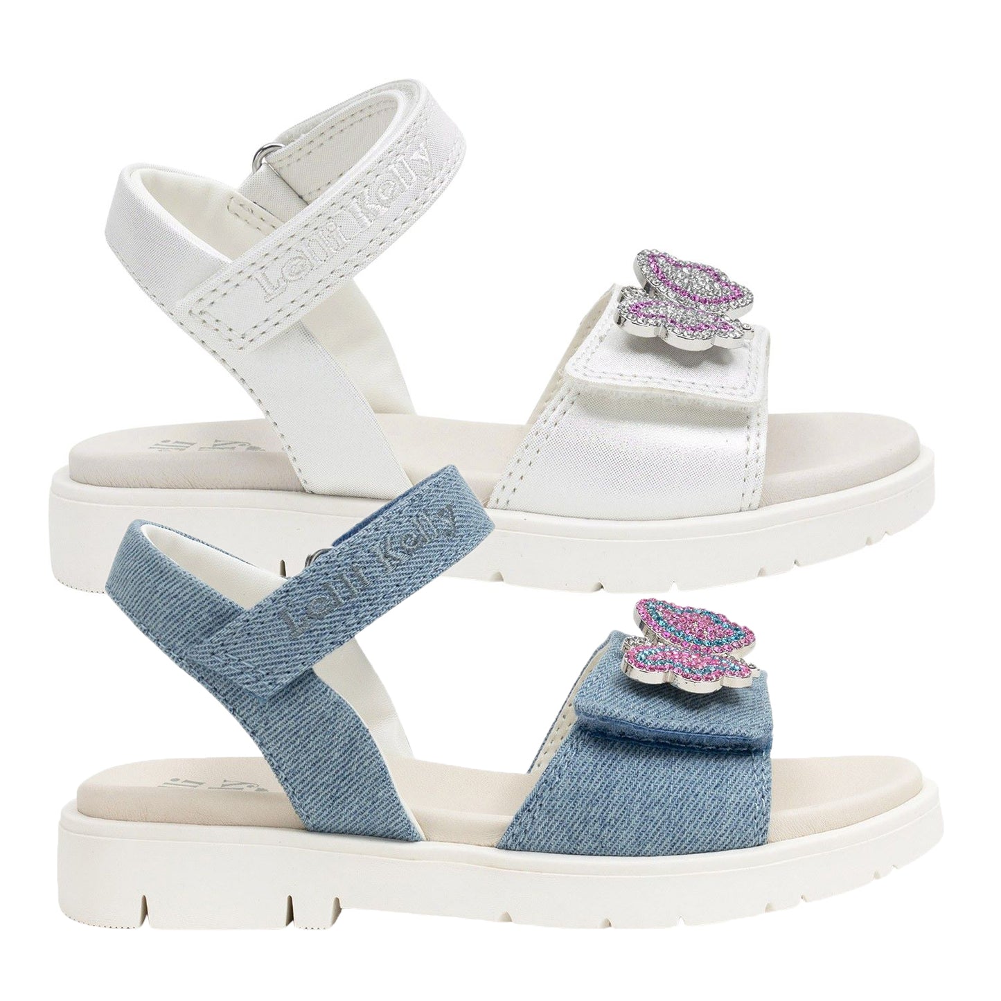 Lelli Kelly Butterfly Adjustable Sandals LK4870 INES