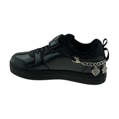 Lelli Kelly Piper Black Patent Trainers LK8401 (NE03)