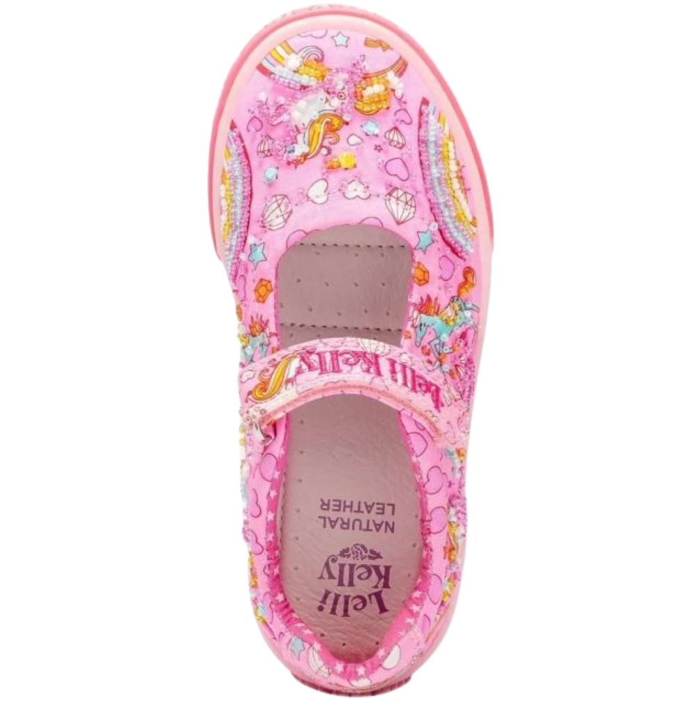 Lelli Kelly LK1050 (BC02) Pink Fantasy Dorothy Dolly Shoes