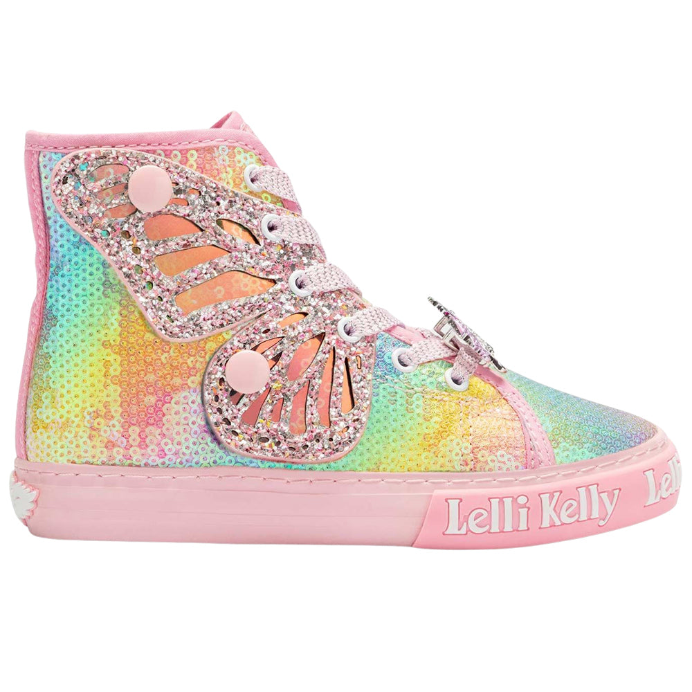 LK1331 (AX02) Unicorn Wings Rainbow Baseball Boots