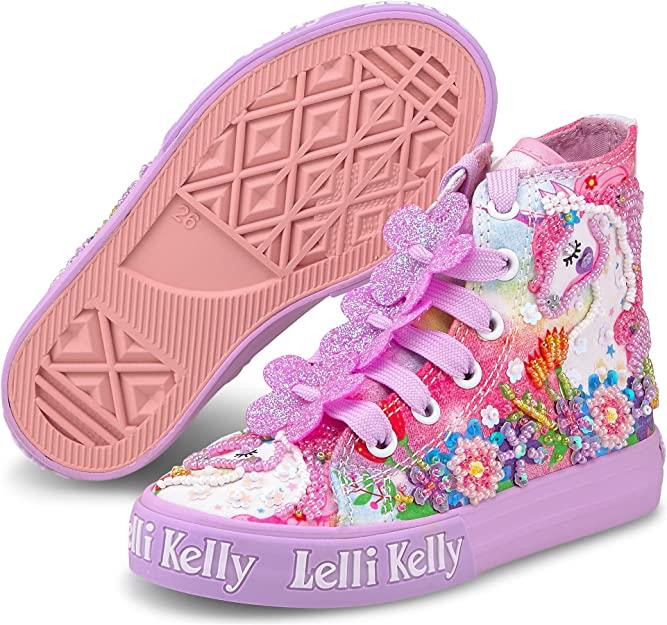 Lelli Kelly LK1002 (BM02) Unicorn Mid Lilla Fantasia Lilac Baseball Bo