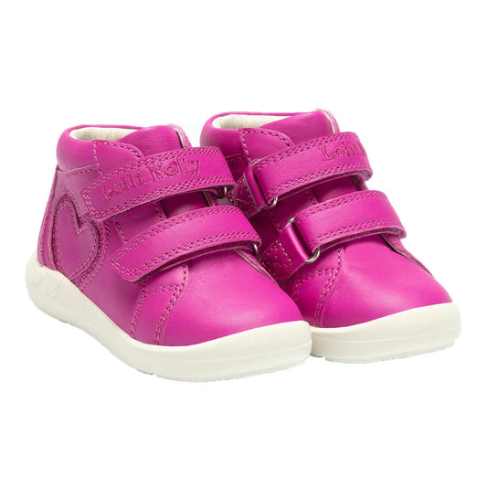 Lelli Kelly LK3311 (CN01) Estelle Fuxia Pink Soft Leather Ankle Boots