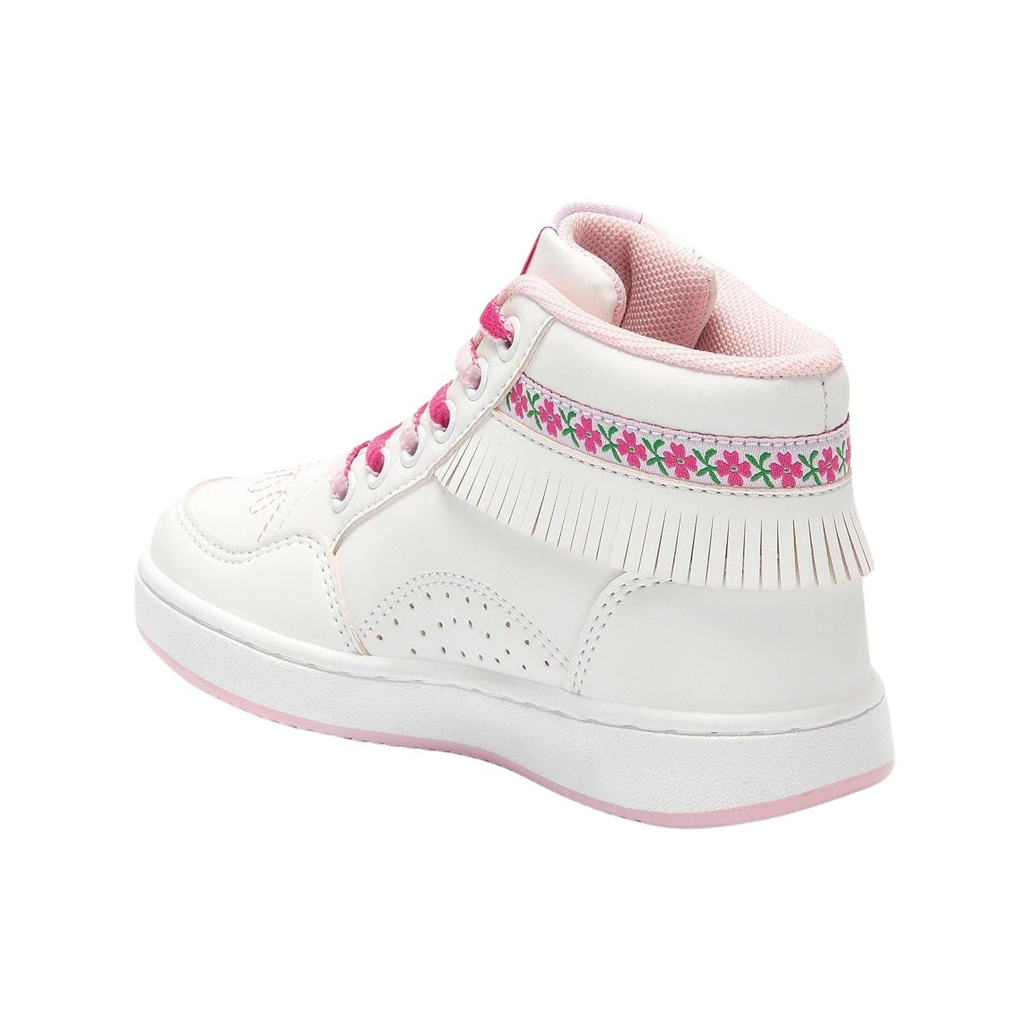 Lelli Kelly LK8082 (AA01) Frangetta Mix White Limited Edition Ankle Boots