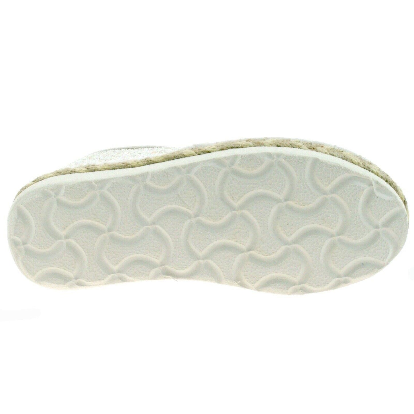 Lelli Kelly LK4608 (LA01) Bianco Glitter Ibiza Lightweight Espadrille Shoes
