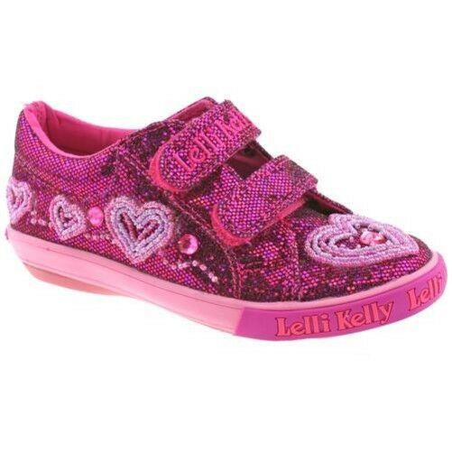 Lelli Kelly LK3019 (GW01) Purple Glitter Ava Adjustable Shoes