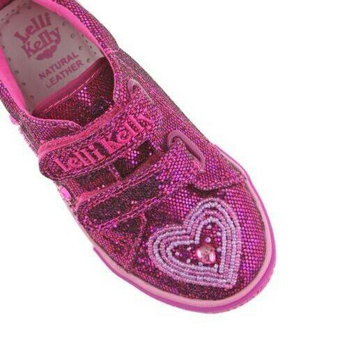 Lelli Kelly LK3019 (GW01) Purple Glitter Ava Adjustable Shoes