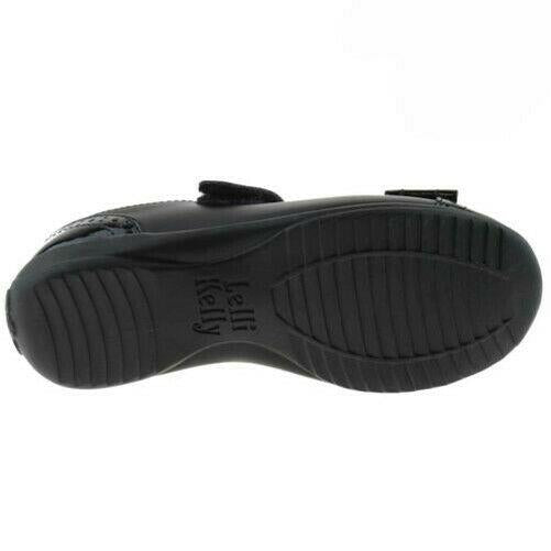 Lelli Kelly LK8212 (DB89) Gabriella Black Leather School Dolly Shoes F Fitting
