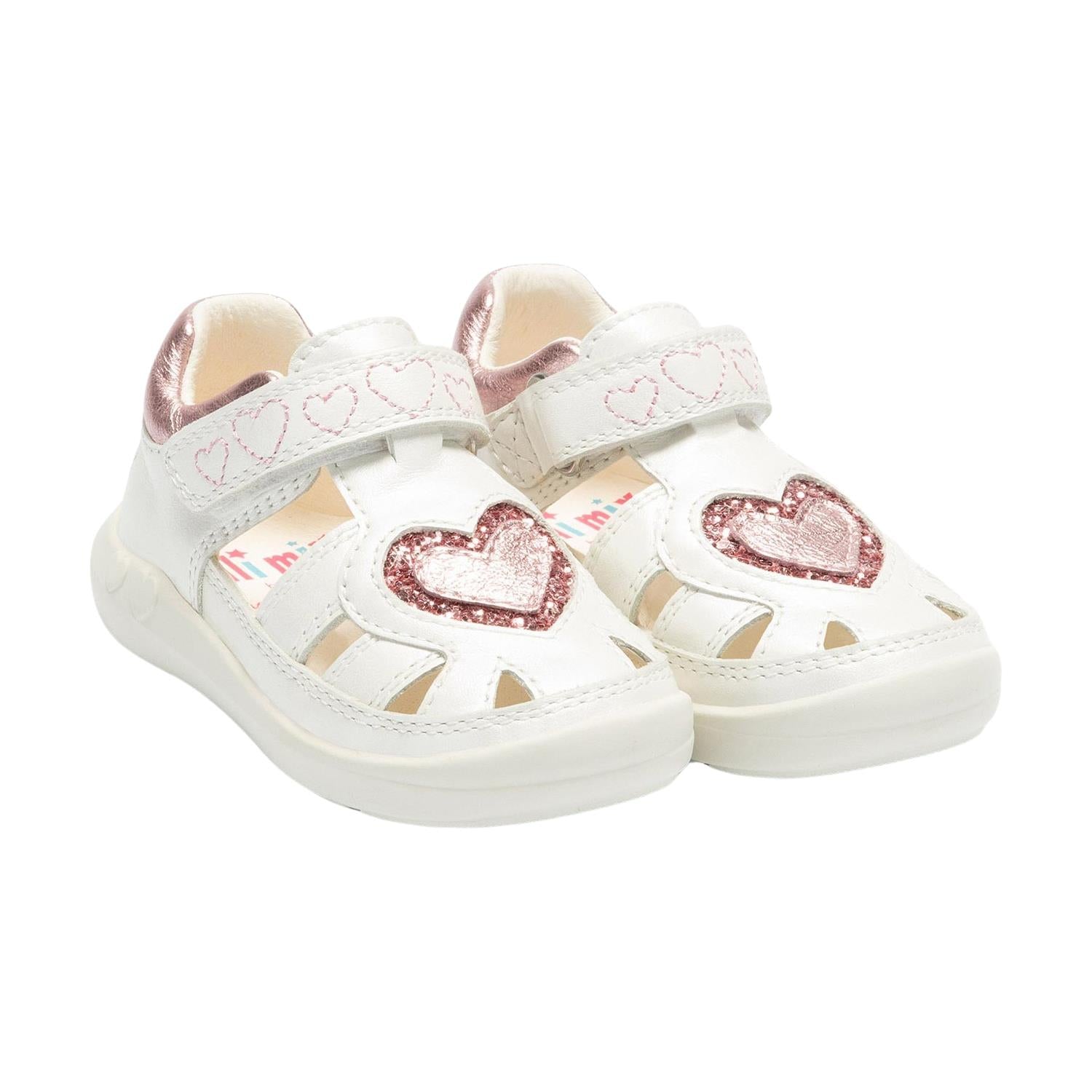 Lelli Kelly MXCA4124 (BI01) Hope Heart Soft Leather Sandals Shoes â Lelli Kelly Shop