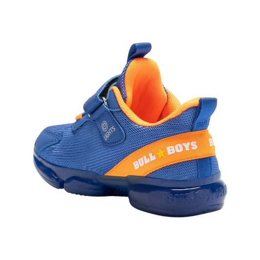 Bull Boys DNAL4502 (RY01) Dilofhosauro Royal Blue Light Up Dinaosaur Mesh Trainers