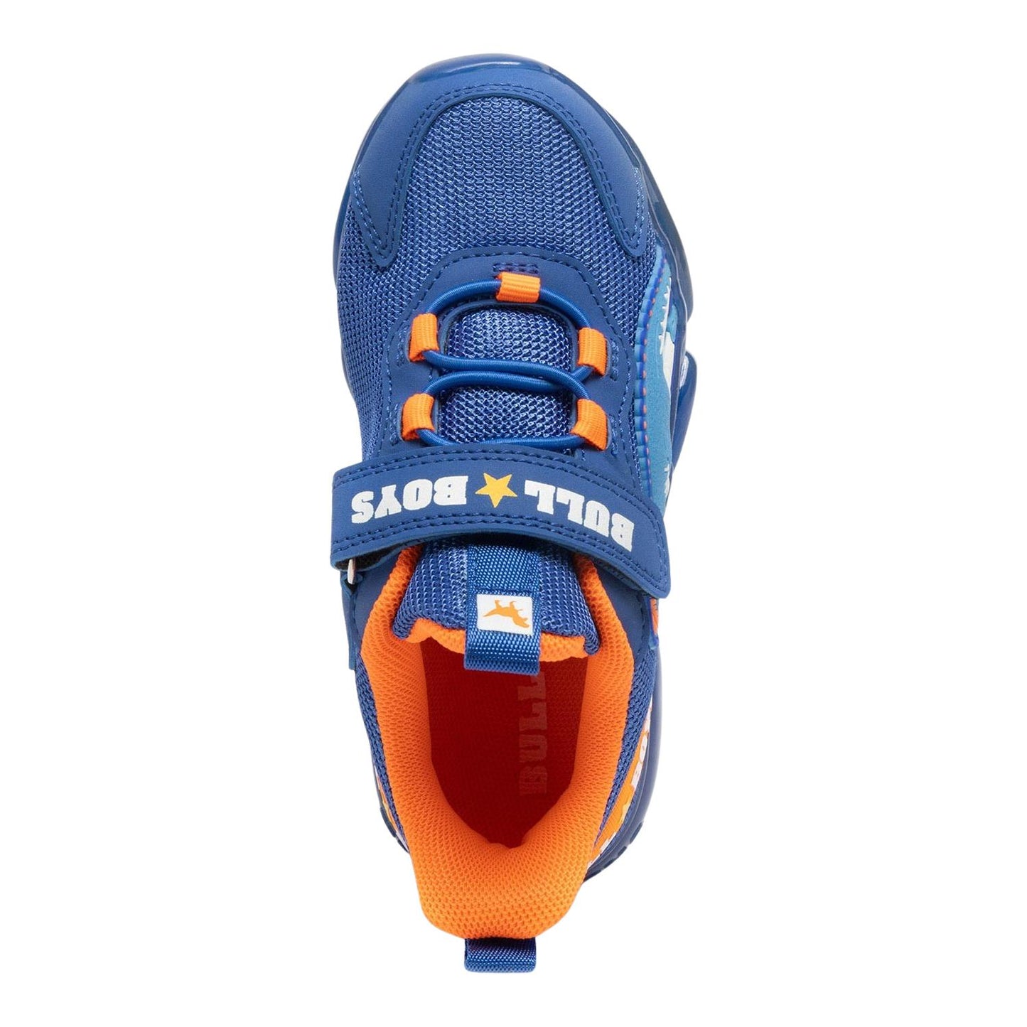 Bull Boys DNAL4502 (RY01) Dilofhosauro Royal Blue Light Up Dinaosaur Mesh Trainers