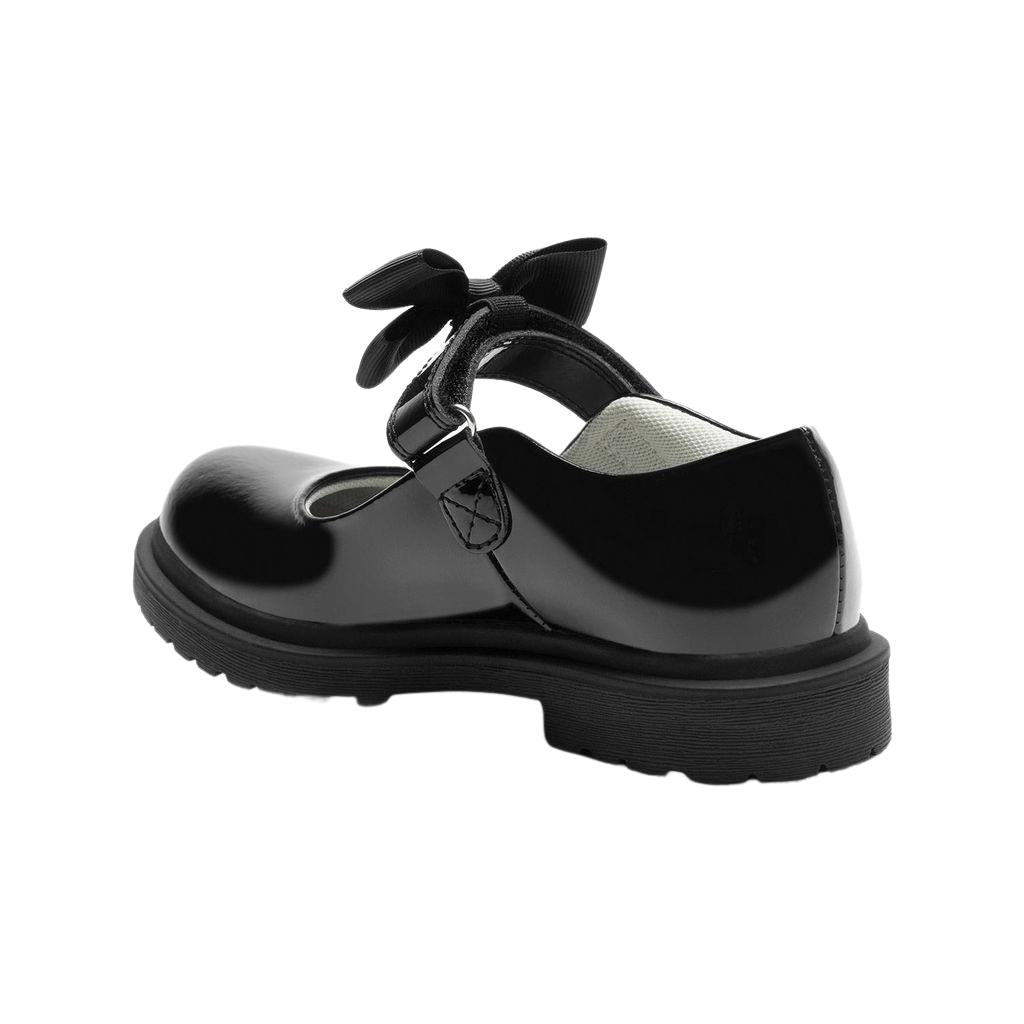 Lelli Kelly Miss LK Mia Black Bow Patent School Shoes LK8461