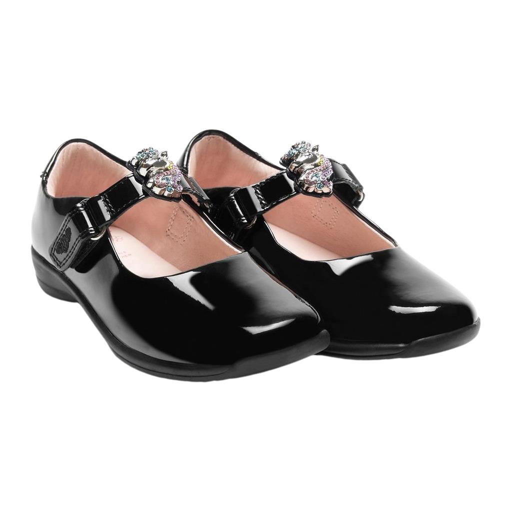 Lelli Kelly LK8426 (NE03) Bianca Unicorn Black Patent