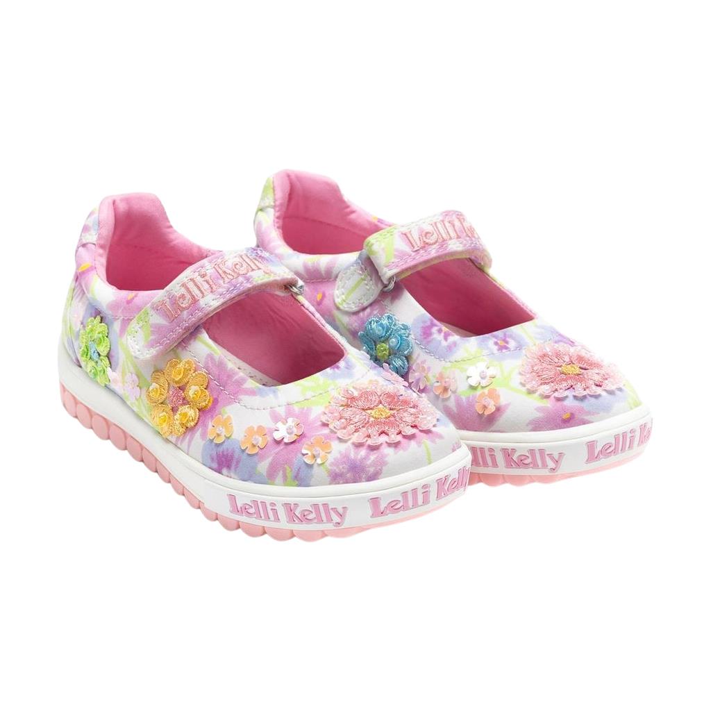 Lelli Kelly Girls LK4911 Eloise Canvas Dolly Shoes
