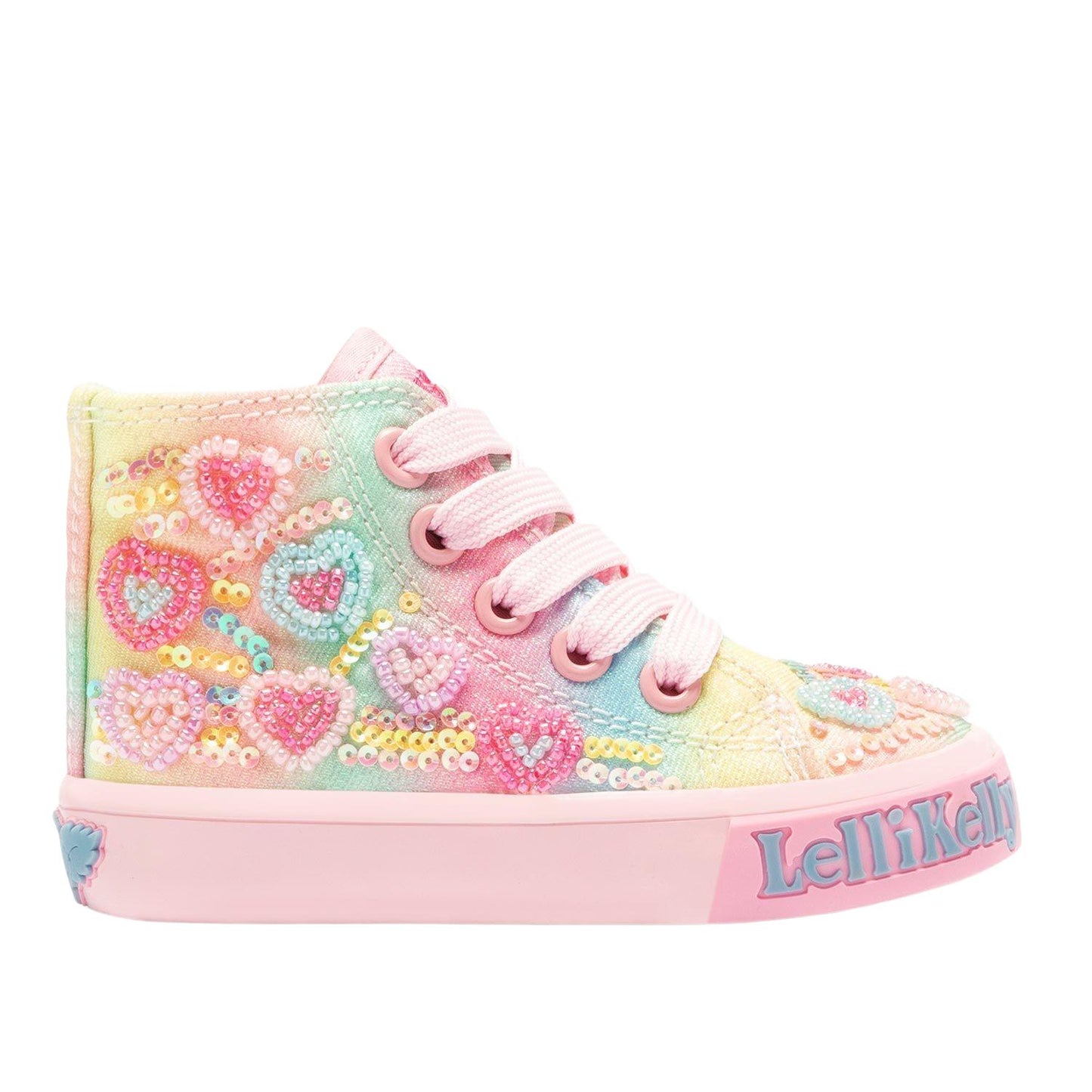 Lelli Kelly LK3864 (BX02) Nadia Multi Fantasia Baseball Boots Canvas Boots