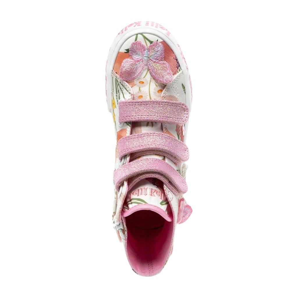 Lelli Kelly Girls LK4958 Carrie Butterfly Canvas Baseball Boots