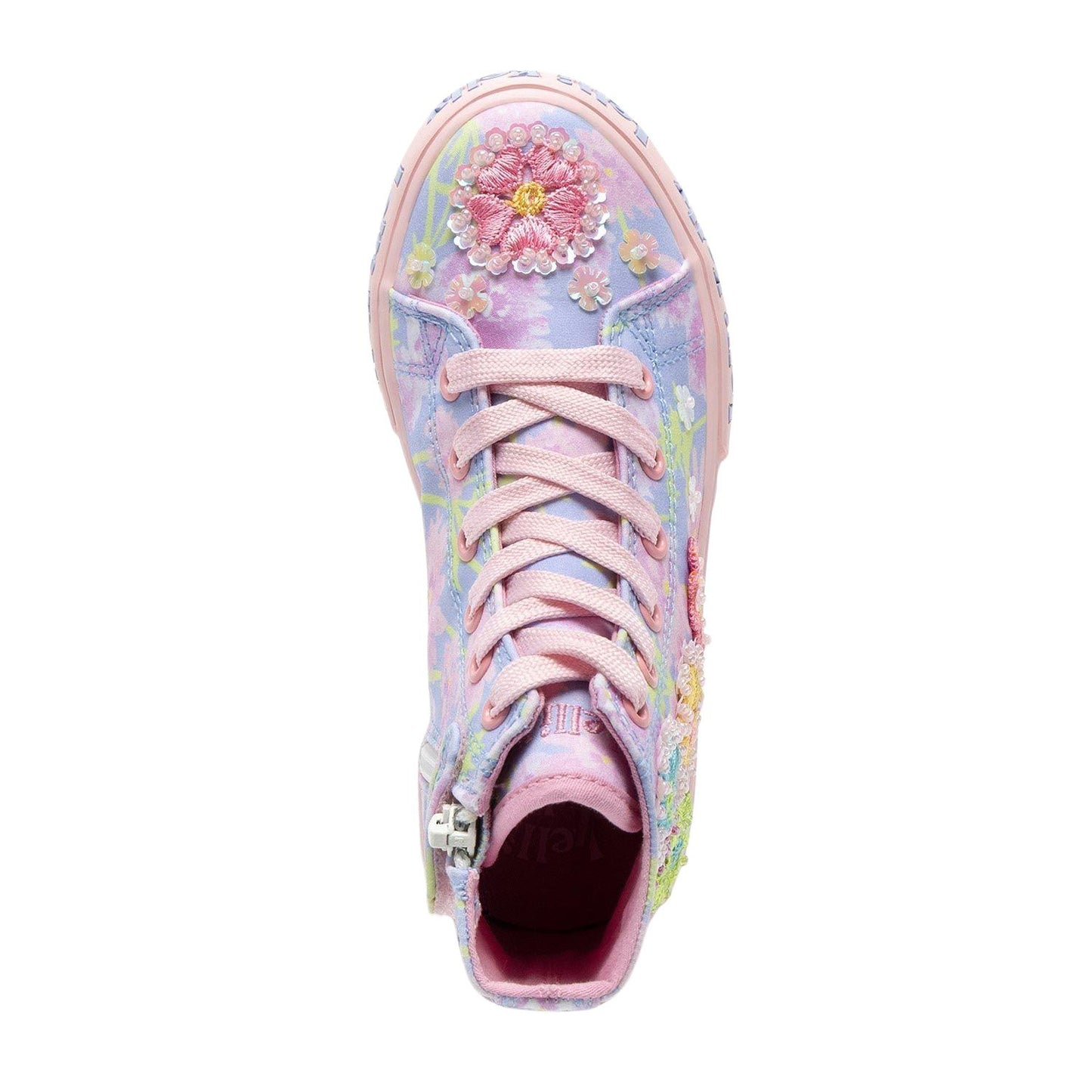 Lelli Kelly LK4910 Eloise Mid Lilac Canvas Baseball Boots