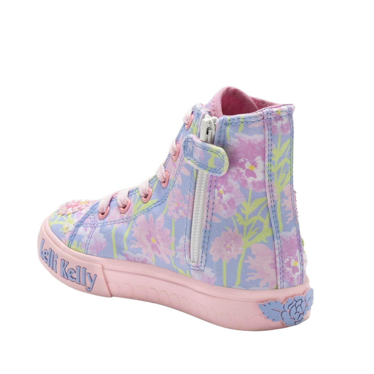 Lelli Kelly LK4910 Eloise Mid Lilac Canvas Baseball Boots