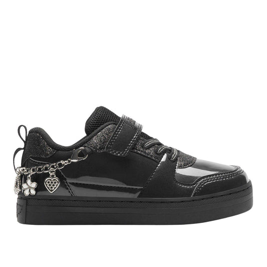 Lelli Kelly Piper Black Patent Trainers LK8401 (NE03)