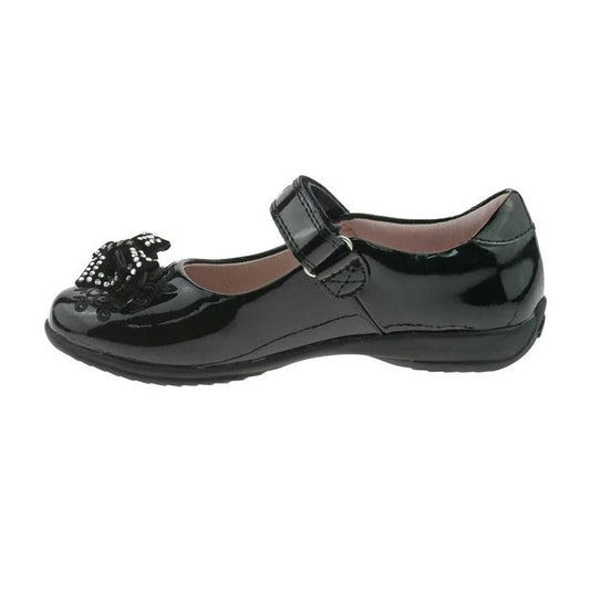 Lelli Kelly LK8224 (DB01) Adele Black Patent Interchangeable E Fit School Shoes