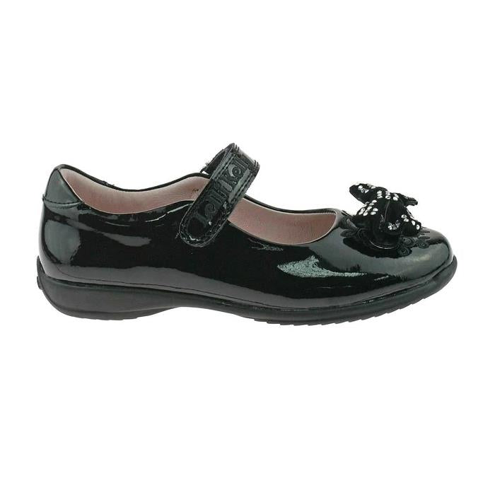 Lelli Kelly LK8224 (DB01) Adele Black Patent Interchangeable E Fit School Shoes
